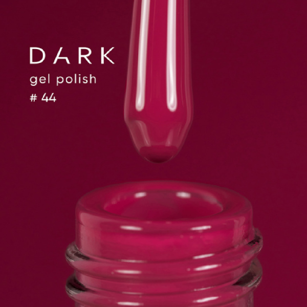 Гель-лак DARK Gel Polish №044, карміновий, 6 мл
