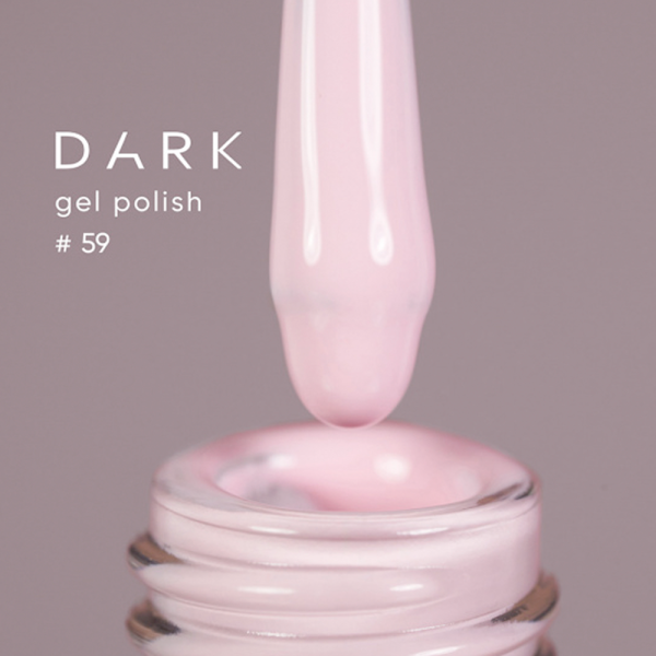 Гель-лак DARK Gel Polish №059, пастельно-розовый, 6 мл