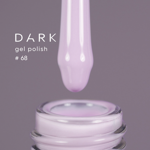 Гель-лак DARK Gel Polish №068, бузковий, 6 мл