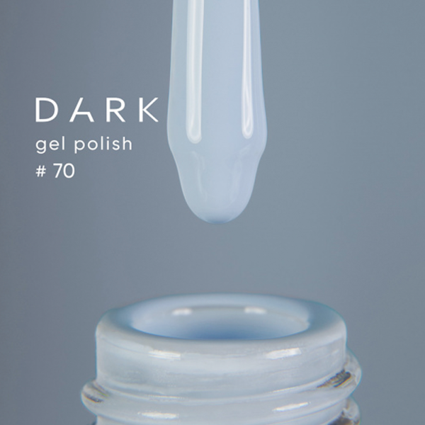 Гель-лак DARK Gel Polish №070, небесно-голубой, 6 мл