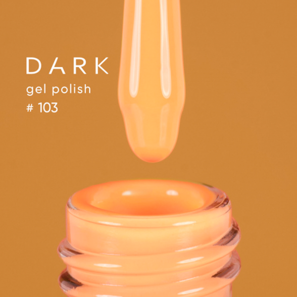 Гель-лак DARK Gel Polish №103, мандариновый, 6 мл