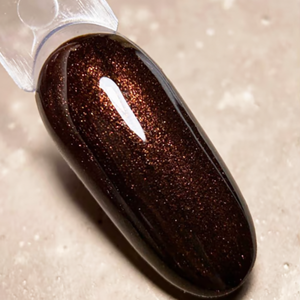 Гель-лак DARK Gel Polish №113, коричневый с шиммером, 6 мл