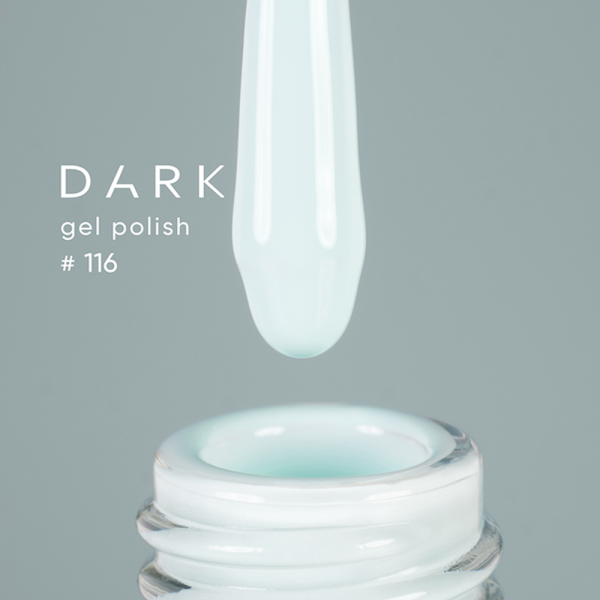 Гель-лак DARK Gel Polish №116, мятный пастельный, 6 мл