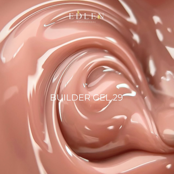 Гель для нарощування Edlen Builder Gel Office №29, кавовий нюд, 15 мл