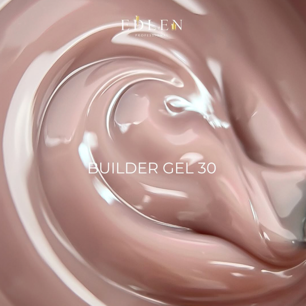 Гель для нарощування Edlen Builder Gel Office №30, топлене молоко, 15 мл