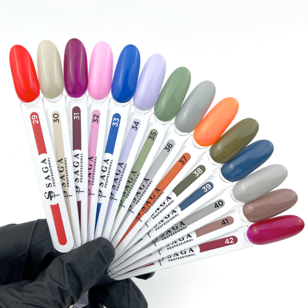 Гель-лак SAGA Professional Gel Polish Colorist №041, шоколадний крем, 10 мл