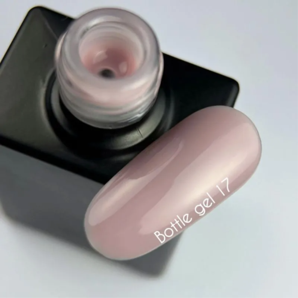 NAILSOFTHEDAY Bottle Gel №17 - надміцний гель, ніжно-рожевий, 10 мл