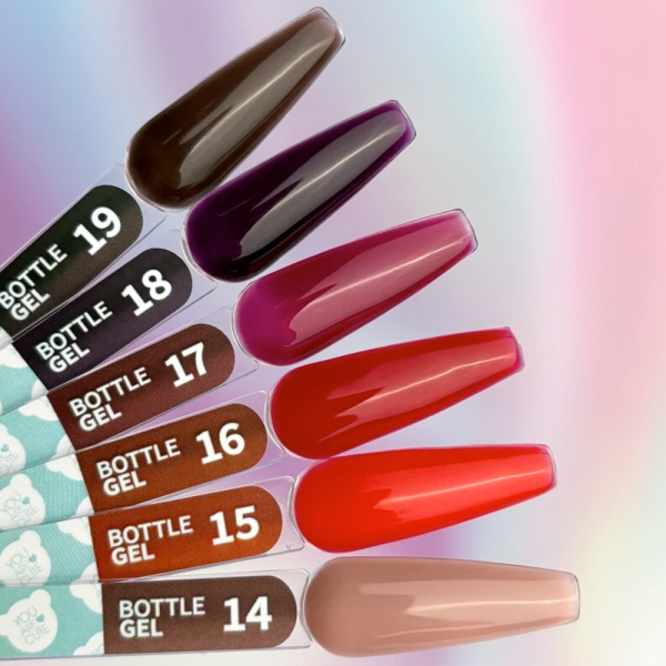 You Are Cute Bottle Gel №15 - рідкий гель, червоний, 5 мл