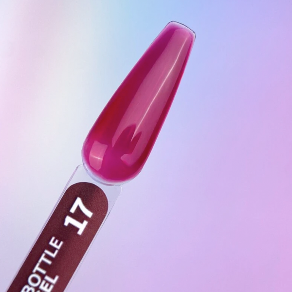 You Are Cute Bottle Gel №17 - рідкий гель, винно-червоний, 5 мл