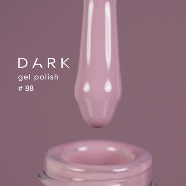 Гель-лак DARK Gel Polish №088, пыльно-розовый, 6 мл