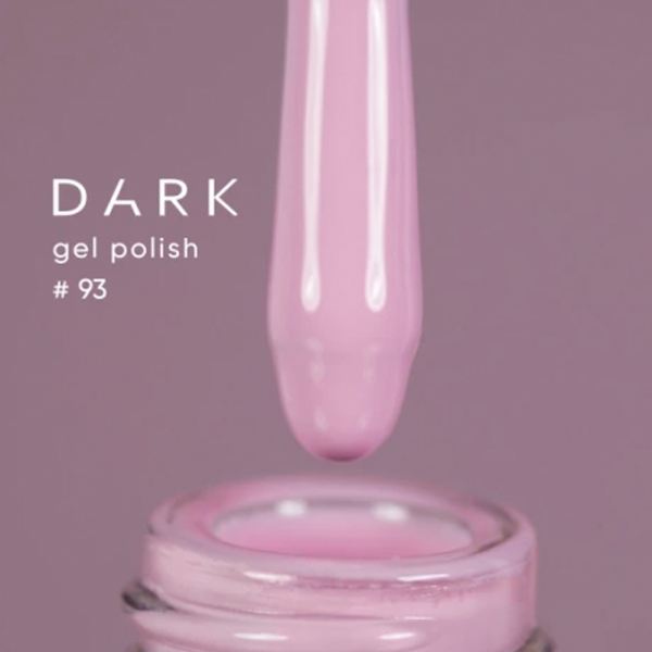 Гель-лак DARK Gel Polish №093, пастельно-розовый, 6 мл