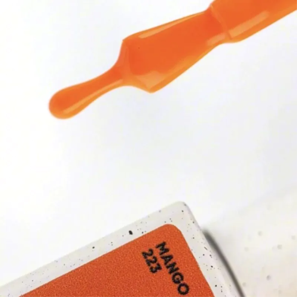 Гель-лак, в один шар NAILSOFTHEDAY №223 Mango, неоново помаранчевий, 10 мл