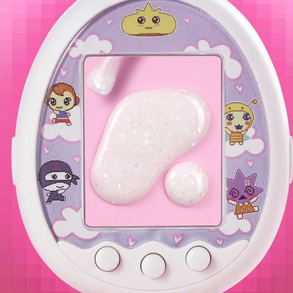 Pinx Liquid Builder Gel Gotchi №001 - жидкий гель для моделирования, молочный с камифубуками, 8 мл
