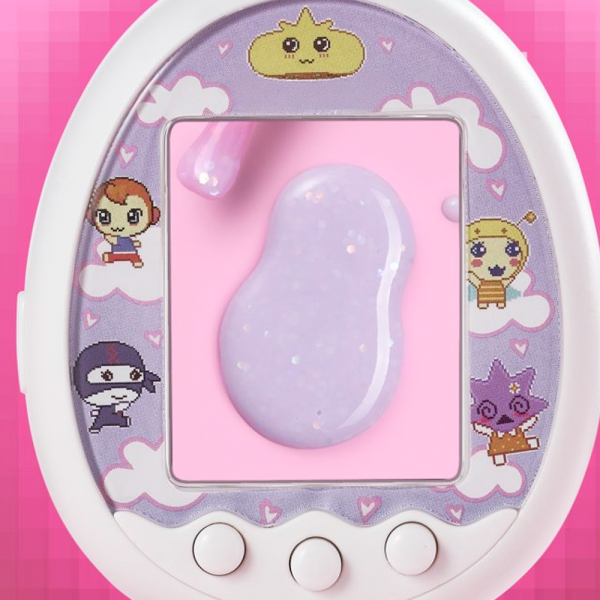 Pinx Liquid Builder Gel Gotchi №003 - рідкий гель для моделювання, бузковий з каміфубуками, 8 мл