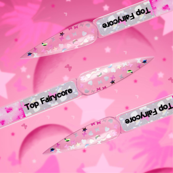 Pinx Top Fairycore - прозорий топ без липкого шару, кольоровий, 8 мл
