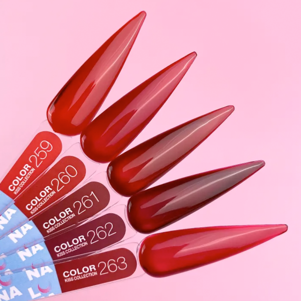 Гель-лак вітражний LUNA Color Kiss №259, червоний, 8 мл