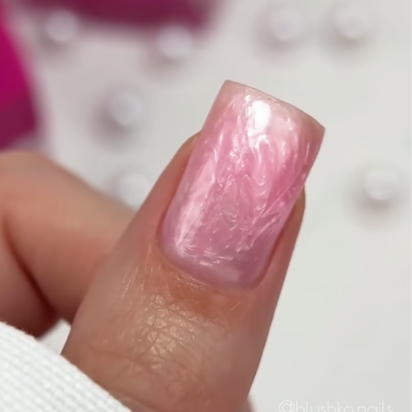 Гель для нарощування Edlen Builder Gel Pearl №53, перламутровий яскраво-рожевий, 15 мл