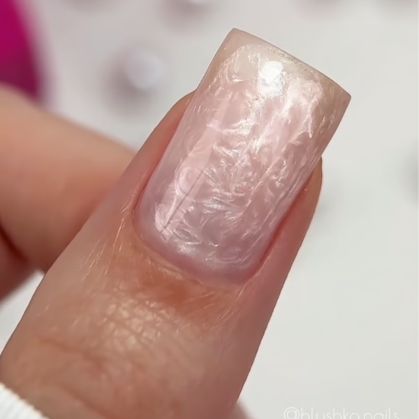 Гель для нарощування Edlen Builder Gel Pearl №50, перламутровий персиковий, 30 мл