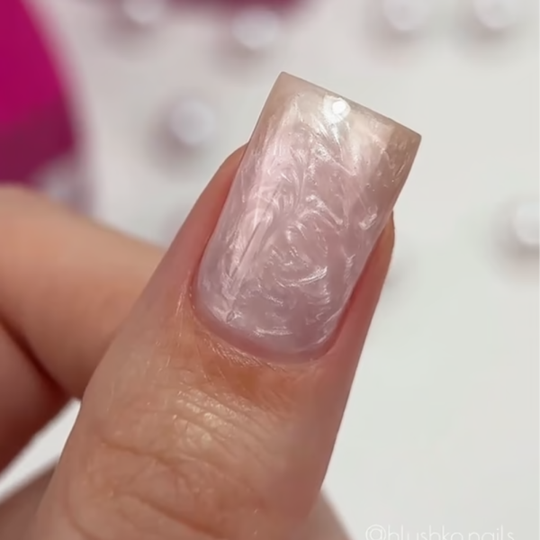 Гель для нарощування Edlen Builder Gel Pearl №51, перламутровий пудровий, 30 мл