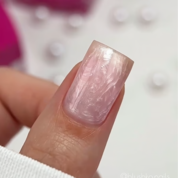 Гель для наращивания Edlen Builder Gel Pearl №52, перламутровый светло-розовый, 30 мл