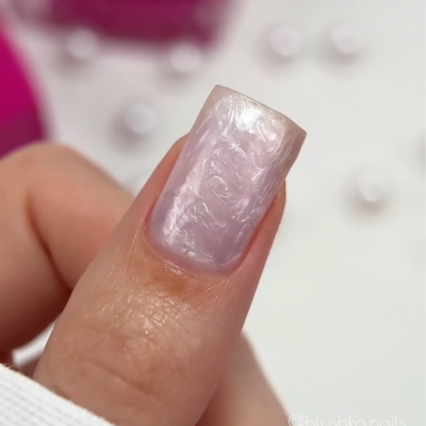 Гель для нарощування Edlen Builder Gel Pearl №55, перламутровий ніжно-бузковий, 30 мл