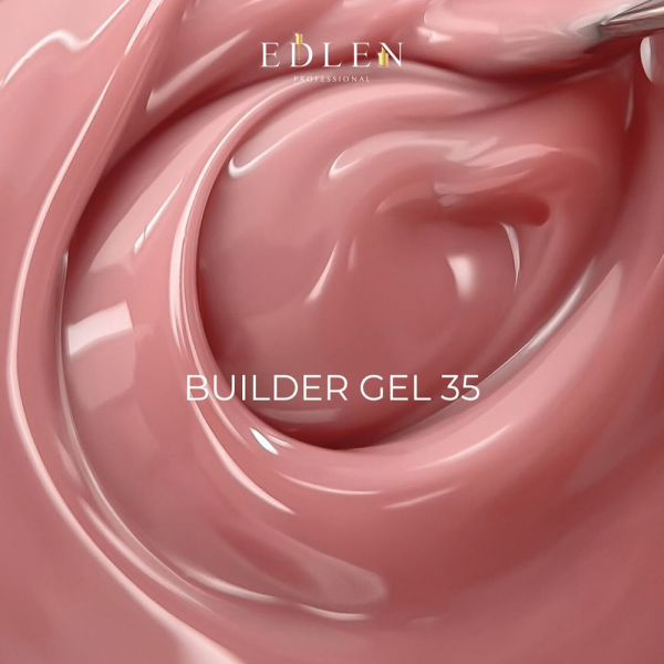 Сменный картридж Edlen Builder Gel Office №35 - гель для наращивания, карамельный латте, 15 мл