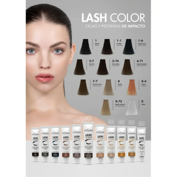 LeviSsime Lash Color Blond №8 - фарба для брів та вій, блонд, 15 мл