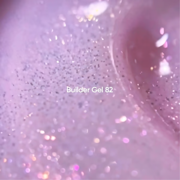 Гель для нарощування NAILSOFTHEDAY Builder Gel №82, рожевий з шиммером, 15 мл