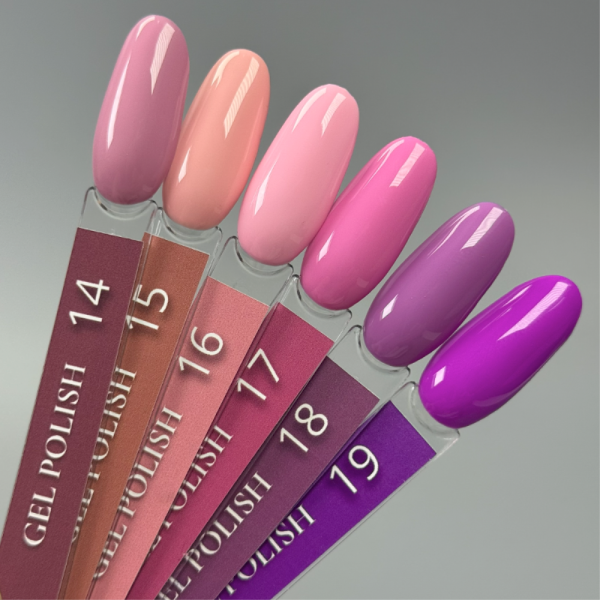 Гель-лак DANNY Gel Polish №014, бузково-рожевий, 10 мл