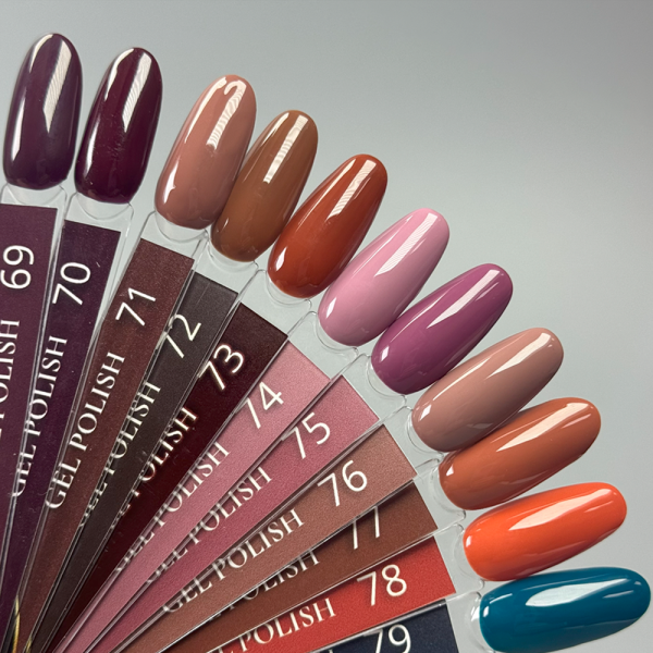 Гель-лак DANNY Gel Polish №070, бордо, 10 мл