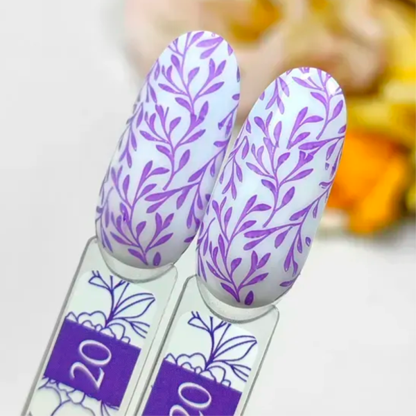 Лак для стемпинга Crooz Stamping Nail Polish №20, лиловый, 6 мл