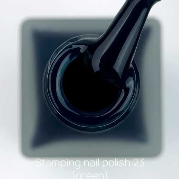 Лак для стемпинга Crooz Stamping Nail Polish №23, зеленый, 6 мл
