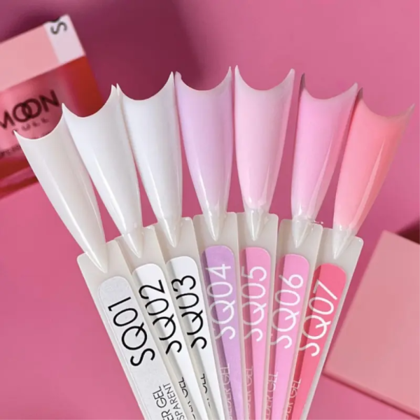Гель для наращивания Moon Full Builder Gel №SQ04, розово-лиловый, 30 мл