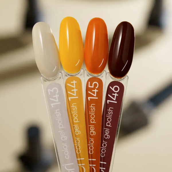 Гель-лак Valeri Color New №143, бежево-молочный, 6 мл