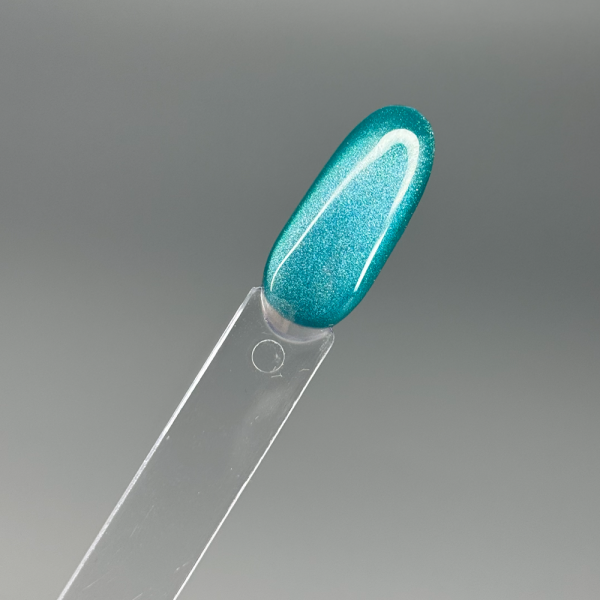 Гель-лак котяче око Molekula 9D №923, бірюзовий, 6 мл