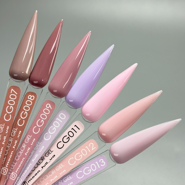 Гель-лак Moon Full Gel Polish Color №CG009, темно-рожевий, 9 мл