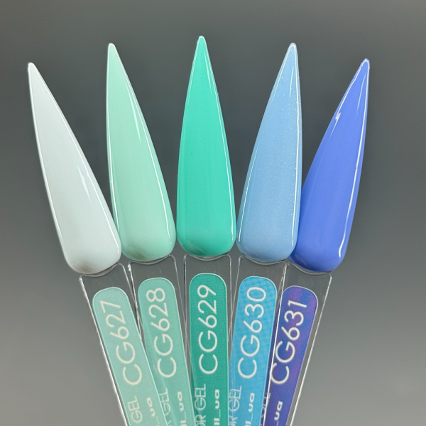 Гель-лак Moon Full Gel Polish Color №CG631, волошковий, 9 мл