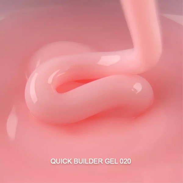 Гель для нарощування ART QUICK Builder Gel №020, ніжно-рожевий, 5 мл
