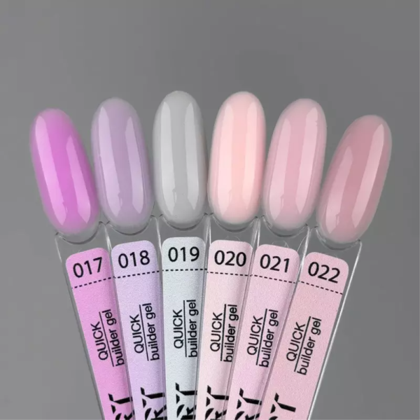 Гель для наращивания ART QUICK Builder Gel №019, серый, 15 мл