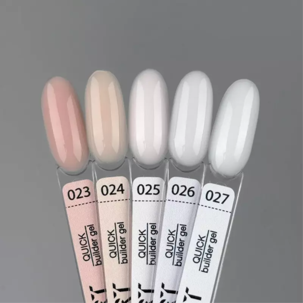 Гель для нарощування ART QUICK Builder Gel №027, молочно-сірий, 15 мл