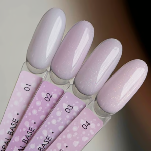База камуфлююча DARK Pro Base Opal №01, рожева з опаловим шиммером, 15 мл