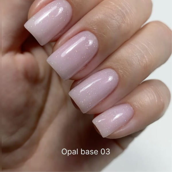 База камуфлююча DARK Pro Base Opal №03, рожева з опаловим шиммером, 15 мл