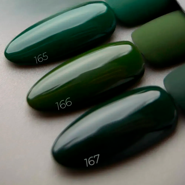 Гель-лак DARK Gel Polish №165, зелёный, 6 мл