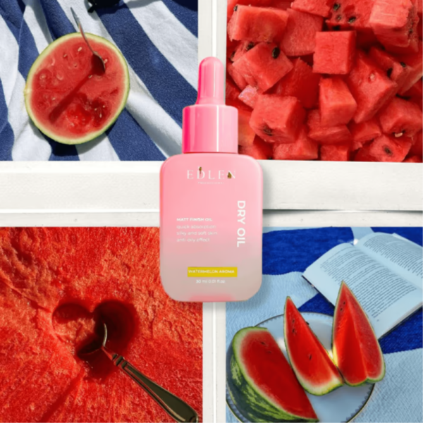 Суха олія для кутикули Edlen Dry Oil Watermelon Aroma, кавун, 30 мл