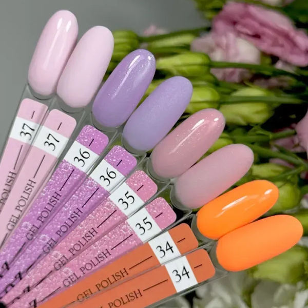 Гель лак Crooz Gel Polish №034, морковный, 8 мл