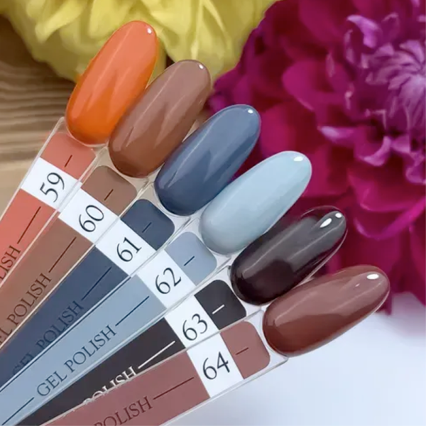 Гель лак Crooz Gel Polish №063, шоколадний, 8 мл