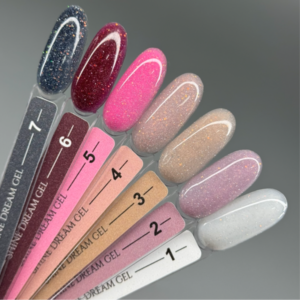 Гель для наращивания Crooz Shine Dream Gel №03, светоотражающий песочно-бежевый, 15 мл