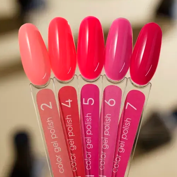 Гель-лак Valeri Color New №007, малиновый, 6 мл