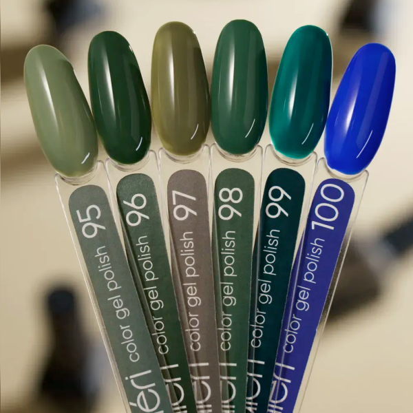 Гель-лак Valeri Color New №100, яскраво-синій, 6 мл