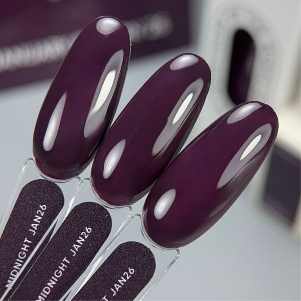 Гель-лак NAILSOFTHEDAY Color Of The Month Januar 2026 Midnight, сливовый, 10 мл